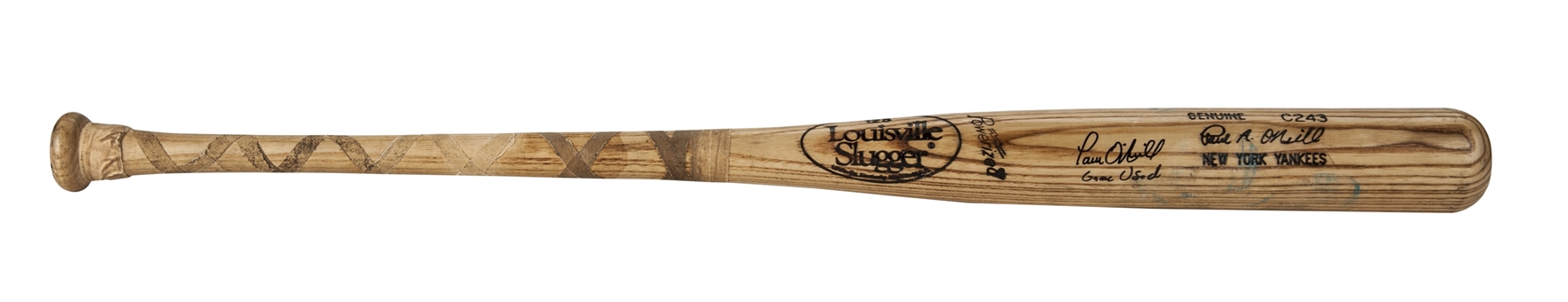 1993-97 Paul ONeill Game Used Louisville Slugger C243 Bat (PSA/DNA GU 8.5)